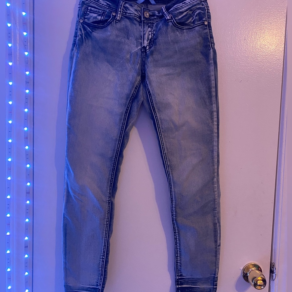 Skinny low rise jeans